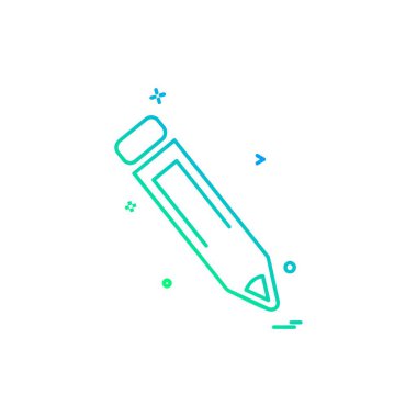 Kalem simge tasarlamak vektör