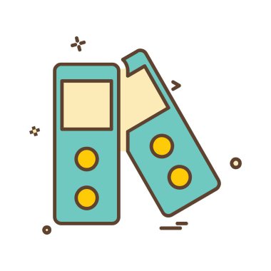 Tıbbi simge tasarım, renkli vektör çizim