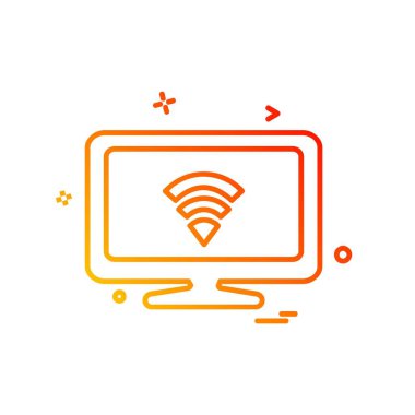 Bilgisayar simgesi tasarım vektörü