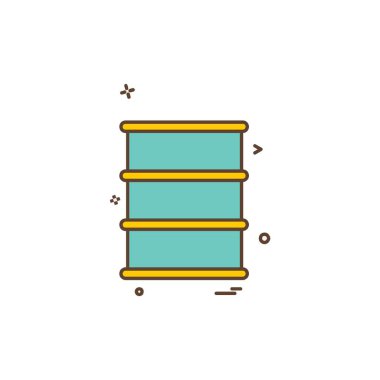 Davul simge tasarlamak vektör