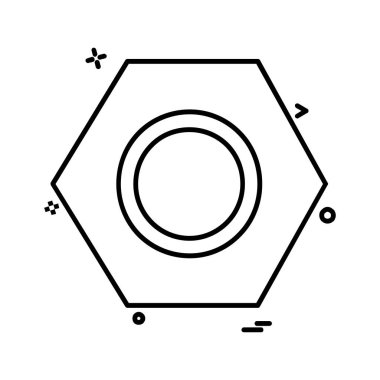 Fındık simge tasarlamak vektör 