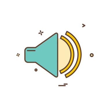 Beyaz arka plan üzerinde renkli medya simge vektör