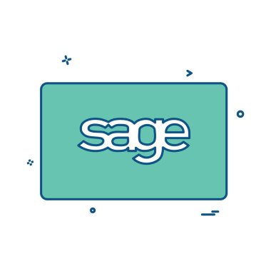 Adaçayı kart tasarlamak vektör 