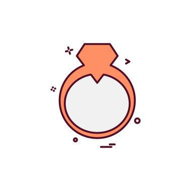 Aşk simge tasarlamak vektör 