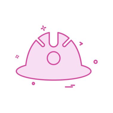 Halmet simge tasarlamak vektör