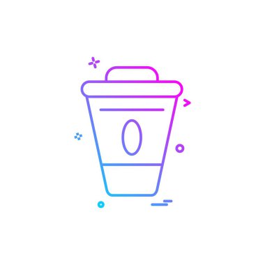 Gıda simgesi tasarım vektörü