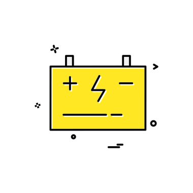 Araba atölyesi simge tasarım vektörü 