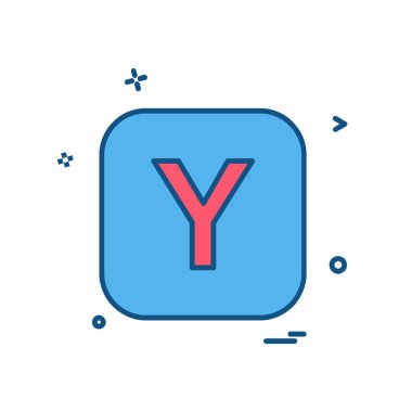 Alfabe simge tasarlamak vektör