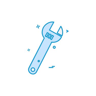 Donanım aracı simgesi tasarım, renkli vektör çizim 