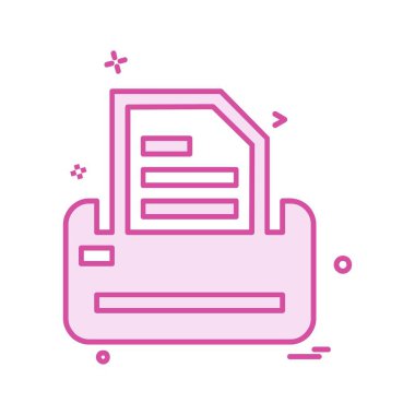 Şirket ofis simgesi tasarım vektörü 