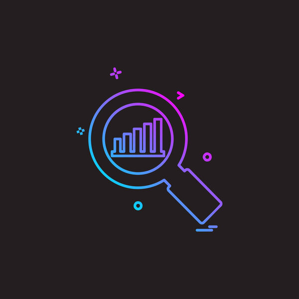 Search icon design vector illustration