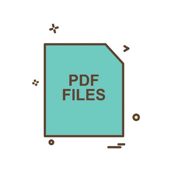 File Icon Design Vector — Stock Vector