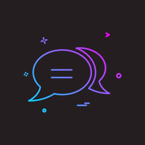 Dialogue Chat Forum Discussion Messenger Sms — Image vectorielle