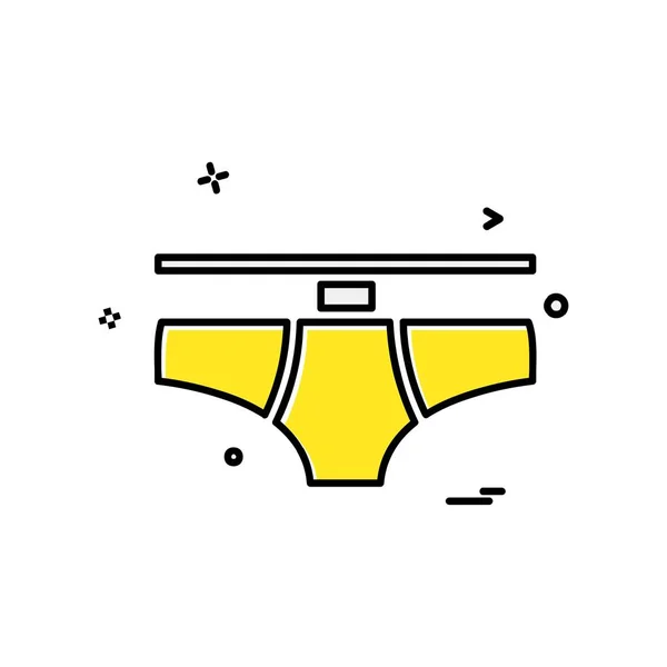 Vettore Progettazione Icona Nuoto — Vettoriale Stock