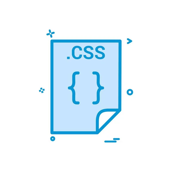 Css Aplikace Download Soubory Formát Ikony Vektor Design Souborů — Stockový vektor