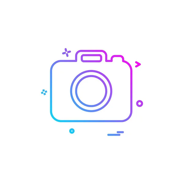 Kamera Icon Vektor Design — Stockvektor