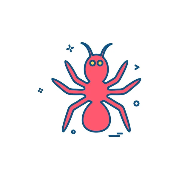 Insekten Icon Design Vektor — Stockvektor