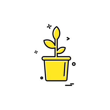 Ekoloji simgesi tasarım vektörü 