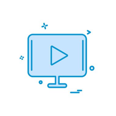 Bilgisayar simgesi tasarım vektörü