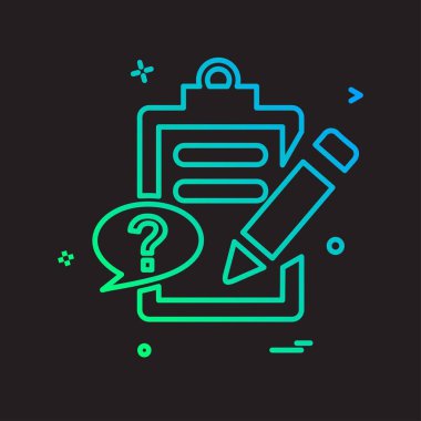 Pano simgesi tasarım, renkli vektör çizim