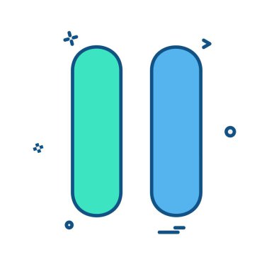 Ortam düğmeleri dizayn vektörü