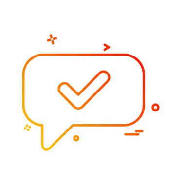 İleti simge tasarlamak vektör