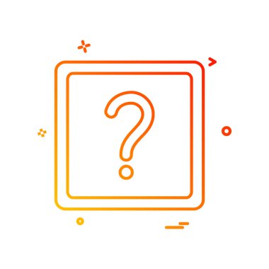 soru işareti sormak simge vektör tasarımı tasarlamak