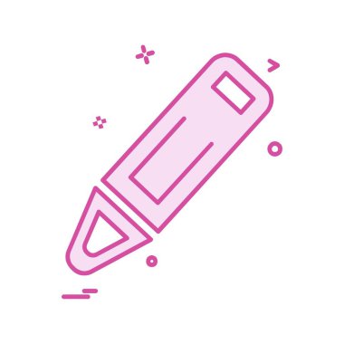 Kalem simge tasarlamak vektör