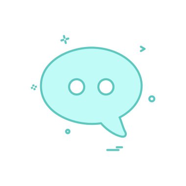 İleti simge tasarlamak vektör