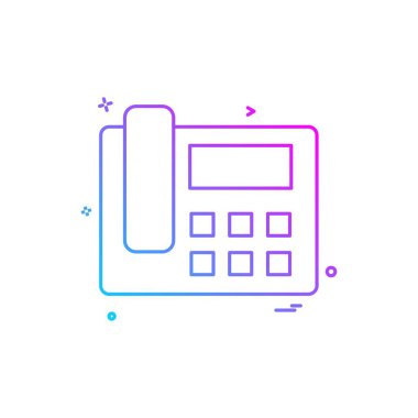 telefon ses ses simge vektör tasarımı