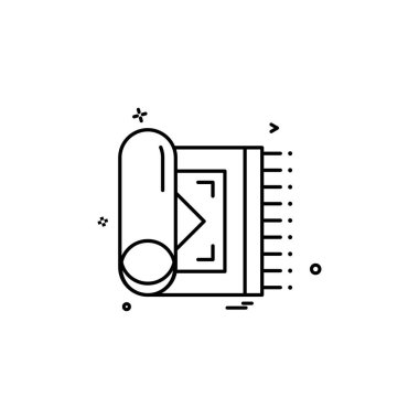 Dua mat simgesi tasarım vektörü 