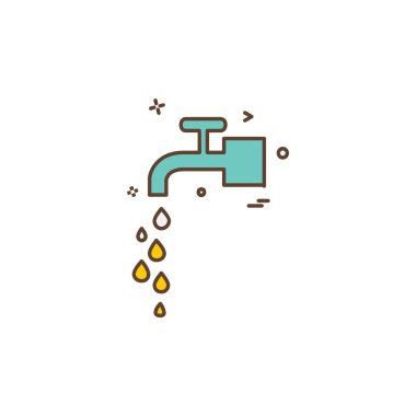 Tap simge tasarım vektörü