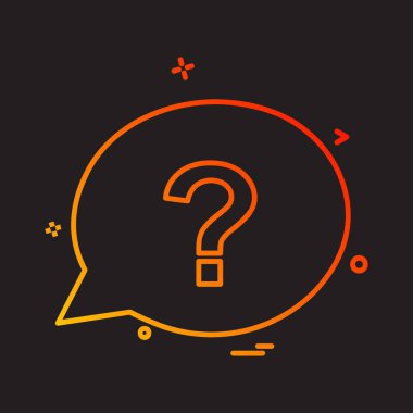 Sohbet balonu tasarım vektörü