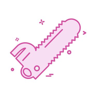 Donanım aracı simgesi tasarım, renkli vektör çizim 