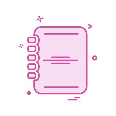 Dosya simgesi tasarım vektörü 