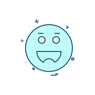 Emoji simgeleri tasarım vektörü 