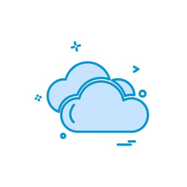 Weather simge vektör beyaz arka plan üzerinde