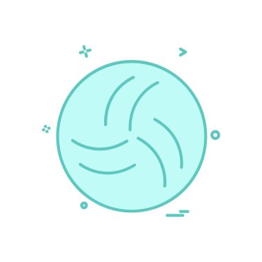 Topu simge tasarlamak vektör