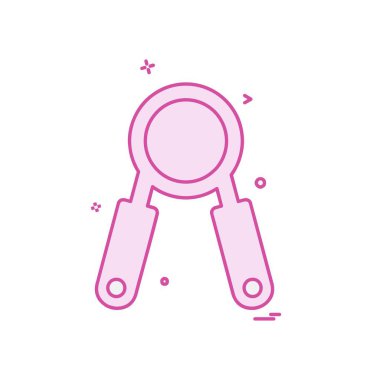 Bilek simgesi tasarım vektörü