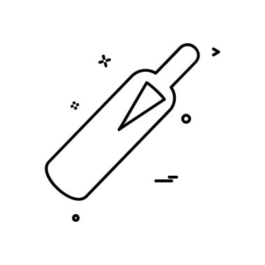 Kriket simgesi tasarım vektörü