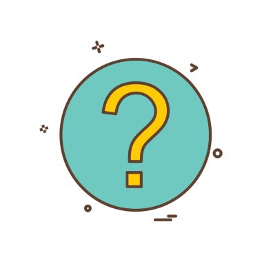 Simge tasarım vektörüne yardım