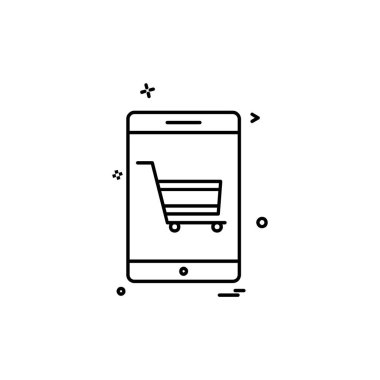 Akıllı telefon simge tasarlamak vektör 