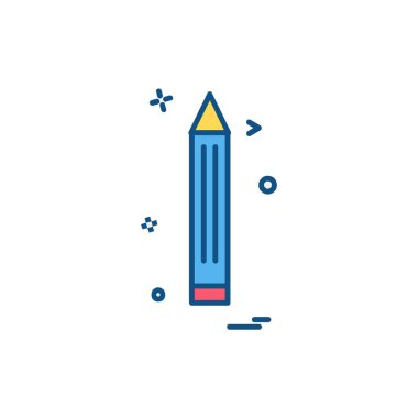 Kalem simgesi tasarım vektörü