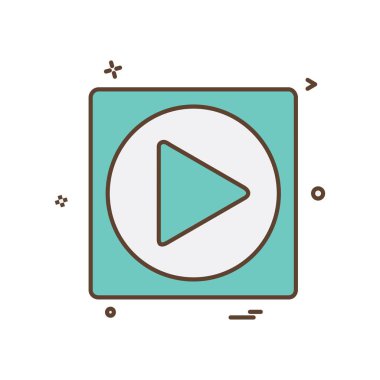 Film simge tasarlamak vektör