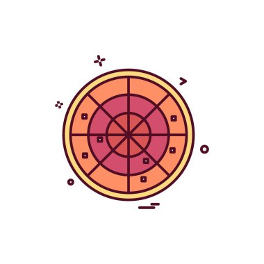 Hedef simge tasarlamak vektör