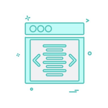 Web düzen simge tasarlamak vektör