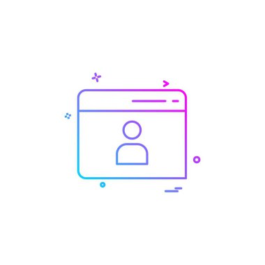 Takvim simge tasarlamak vektör 