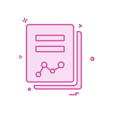 Belgeleri simge tasarlamak vektör