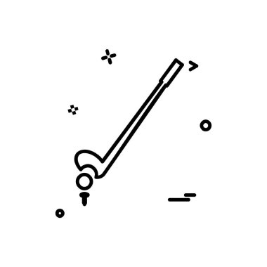 Golf simge tasarlamak vektör 