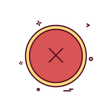 Simge tasarım vektörünü kapat